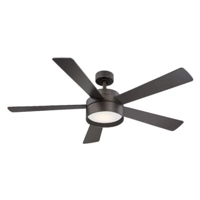 Eglo 203231A Whitehaven 52" LED Bronze Light 5 Blade Ceiling Fan Remote - Image 1 of 4