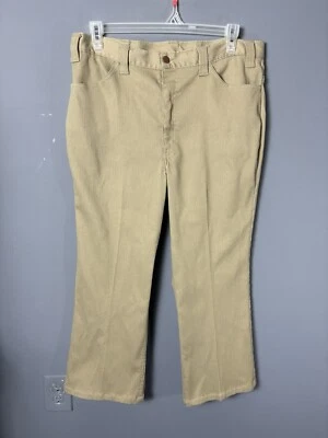 Pantalones de mezclilla informales de pana tostados vintage años 60/70 LEVI'S Sta-Prest para hombre talla 36x26 Foto 1 de 4