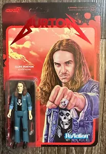 Figura de acción Super7 Cliff Burton Metallica Cliff 'Em All - 3,75" (sin perforar) - Imagen 1 de 3