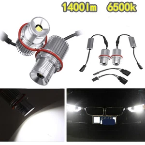 2x Para BMW LED Ojo de Ángel Halo Bombilla 45W E39 E60 E61 E87 E53 X5 E63 E65 E83 - Imagen 1 de 12