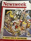Newsweek 1955 As America Sings At Christmas Time couverture   