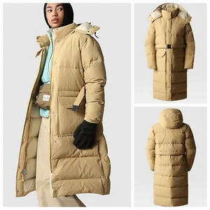 NWT The North Face Women Sierra Down Long Parka Jacket Antelope Tan US XL - Picture 1 of 11