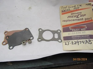 OEM NEW QUICKSILVER MERCURY FUEL PUMP VALVE KIT 21-22974A3 - Picture 1 of 1