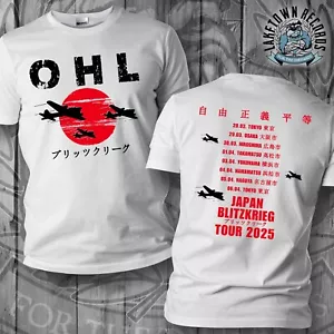 OHL - BLITZKRIEG OVER JAPAN TOUR T-Shirt S-3XL Punk Punkrock Rawside Slime HASS - Bild 1 von 4