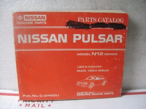 NISSAN PULSAR ORIGINAL DETAILED PARTS CATALOG 1982-1984 MODEL N12 No.0460U - Picture 1 of 4