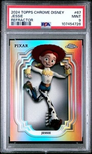 2024 Topps Chrome Disney #67 Jessie PSA 9 Refractor - Picture 1 of 2