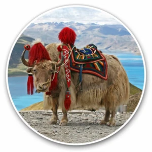 2 x Vinyl Stickers 30cm - Himalayan Yak Animal Travel Cool Gift #2288 - Bild 1 von 9