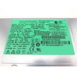 1PCS For HP 1200W DPS-1200FB-1 A Server Switching Power Supply - Picture 1 of 3