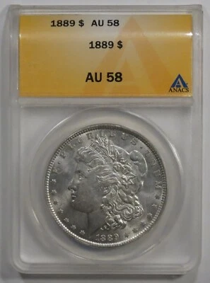 1889 Morgan Dollar - ANACS AU58 - Image 1 of 4
