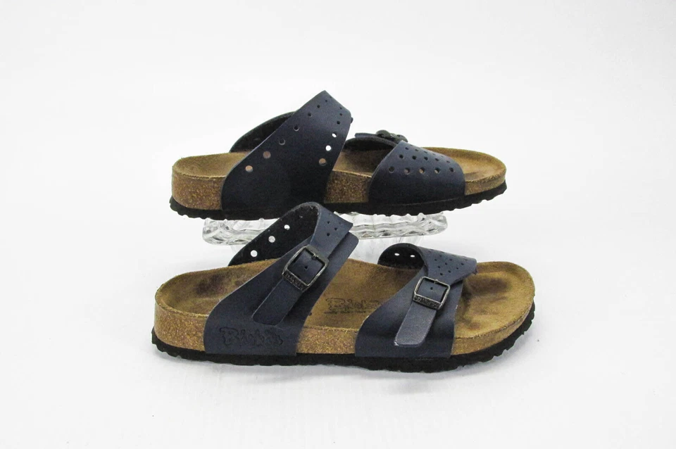 Birkenstock Womens Sandal Freeport Size 9N Blue Slide 2 Strap Shoes Pre Owned vq - Image 1 of 4