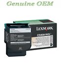 C540a1kg Original Oem Lexmark C540 Toner, Black Genuine Sealed