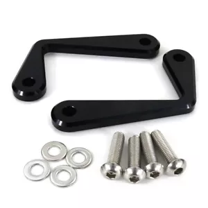 Kit de ganchos traseros de carreras para motocicleta Kawasaki ZX-10RR 2021 negro - Imagen 1 de 6