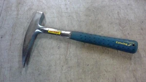 Martello geologo vintage Estwing E3-22P, testa 7-3/8", impugnatura nylon blu BELLO! - Foto 1 di 12
