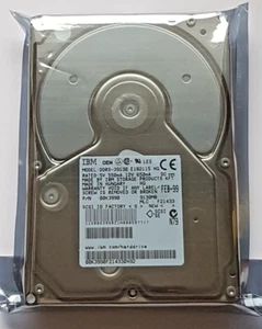 9.1 GB IBM DDRS-39130 Pn 00K3990 7200rpm Ultra Wide SCSI 68pin 512 KB 3,5 " New - Picture 1 of 1