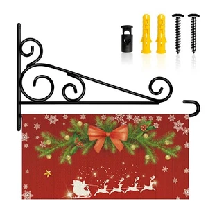 NQ Garden Flag Hanger for Wall Fits Flag Width Smaller Than 13 inch, Garden F... - Picture 1 of 7