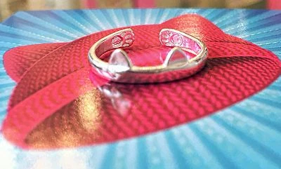 Anillo Pussyhat Plata de Ley Ajustable Gatito Gato Anillo Foto 1 de 4