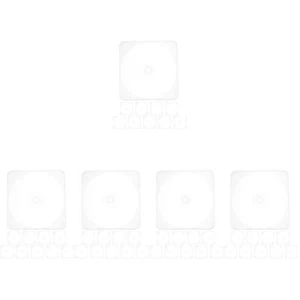 5 Count CD Box DVD Travel Cd/dvd Case Holders Automotive Storage Cases - Afbeelding 1 van 12