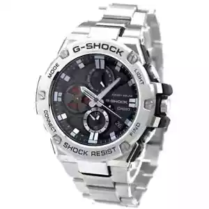 Neu Casio Herren G Shock Master of G Stahl Analog Uhr GSTB100D-1A - Bild 1 von 5