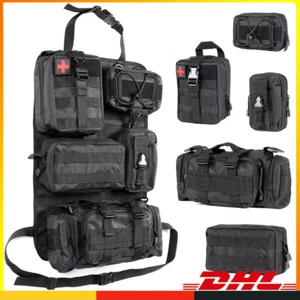 Taktisch Autositz Organizer Vordersitz Rücken Aufbewahrungstasche Taschen DHL - Bild 1 von 13