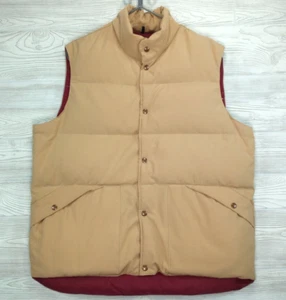 Vintage St Johns Bay Puffer Vest XXL Down Big Tall Snap Closure Pocket Outerwear - Picture 1 of 5