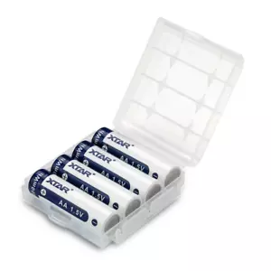 4 Xtar AA Rechargeable Li-ion Battery 3300mwh 2000mah With Protection 1.5v & Box - Picture 1 of 6