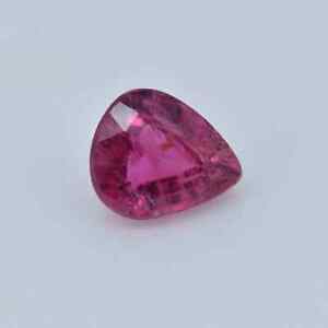 Pink Rubellite Tourmaline .79ct Oval Cut 6.3x5.3mm Natural Faceted Gemstone