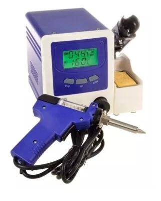 STAZIONE SALDANTE DISSALDANTE ZD-985 ASPIRA SUCCHIA STAGNO SALDATURA DESOLDER - Immagine 1 di 4