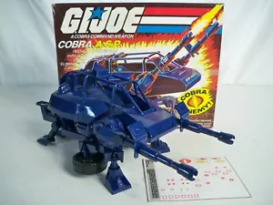 K25i0089 ASP MIT REPRO DECALS & BOX 1984 GI JOE COBRA KOMPLETT VINTAGE HASBRO - Bild 1 von 22