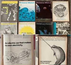 Vintage Rare Science World Magazine A Scholastic 1969/1970 Issues Lot Of 10 - Picture 1 of 16