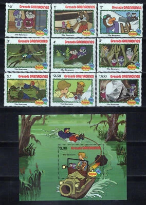 Grenada Grenadines 519-528 MNH Disney Christmas The Rescuers ZAYIX 0701M0088 - Image 1 of 3