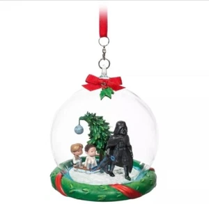 NEW Disney Star Wars Darth Vader & Family Glass Dome Sketchbook Ornament 2023 - Picture 1 of 3