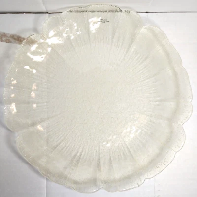 Prato de jantar Mikasa by Kurata amarelo bolha cristal flor de lótus 10,75" - Imagem 1 de 3