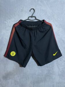 Manchester City Away football Shorts 2016 - 2017 Black Nike Mens Size L