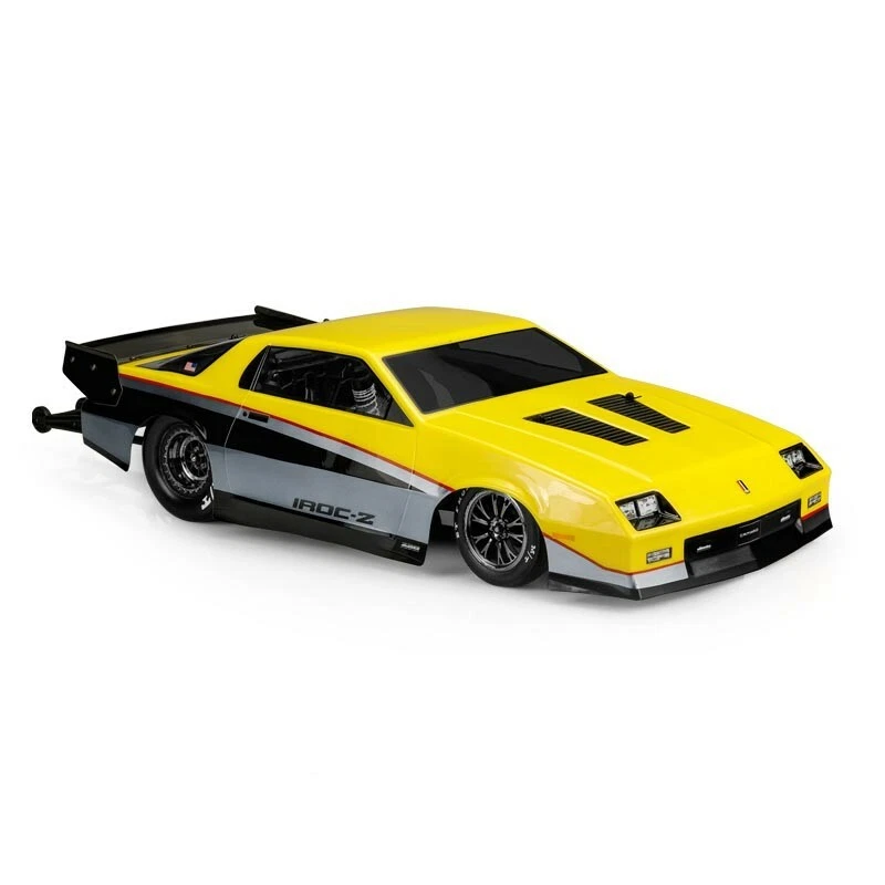 JConcepts 1987 Chevy Camaro IROC Drag Racing Body (Clear) - JCO0444 - Image 1 of 1