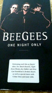 Bee Gees ~  One Night Only MGM Las Vegas Celine Dion  (VHS, 1998) - Bild 1 von 4