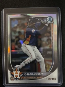 🔥Yordan Álvarez 2025 Bowman cromo #81 refractor 129/499 Houston Astros - Imagen 1 de 3