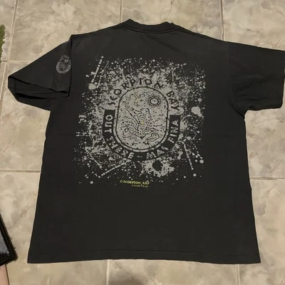 Camiseta de surf vintage años 90 Scorpion Bay Mas Fina descolorida puntada única talla XL Foto 1 de 4