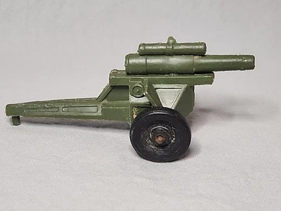 Cañón de soldados de juguete de Estados Unidos a escala del ejército Marx de la década de 1960 de colección Segunda Guerra Mundial Foto 1 de 4