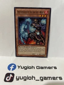 Yu-Gi-Oh BROTHERHOOD OF THE FIRE FIST-WOLF LTGY-EN026 1st EDITION COMMON LP - Picture 1 of 1