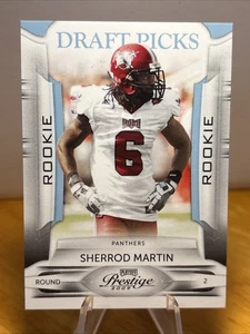 2009 Playoff Prestige Draft Picks Light Blue #198 Sherrod Martin #d 315/999 RC - Picture 1 of 11