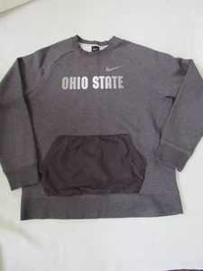 NIKE Herren Ohio State Buckeyes grau Sweatshirt Größe XL Rundhalsausschnitt Beutel Tasche EUC - Bild 1 von 2
