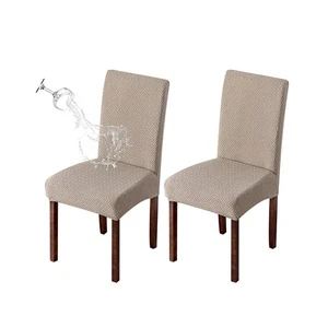 Genina Waterproof Chair Covers for Dining Room Kitchen Chair covers Parson Di... - Picture 1 of 7