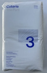 NEU Coterie The Pant Windel zum Überziehen, Größe 3 (14-24 lbs) 52 Stück hypoallergen - Bild 1 von 4