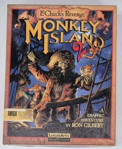 AMIGA LE CHUCK'S REVENGE MONKEY ISLAND 2 COMPLETE - Picture 1 of 14