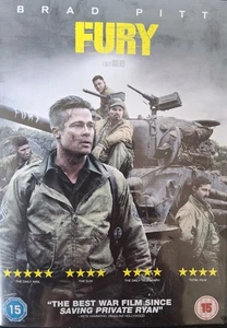 Fury - Brad Pitt 2015 DVD War Film Brand New Sealed - Imagen 1 de 2
