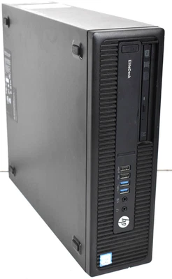 HP EliteDesk 800 G2 SFF PC i7-6700 3.40GHz 16GB RAM 256GB SSD Win 10 Pro NVS 310 - Image 1 of 4