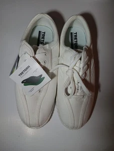 Tretorn Nylite Sneakers Shoes Women White Size 8M, New With Tags & Box **READ** - Picture 1 of 9