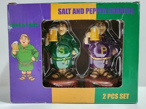 Krewe Of Tucks Salt And Pepper Shakers Collectable Mardi Gras Carnival New - Picture 1 of 3