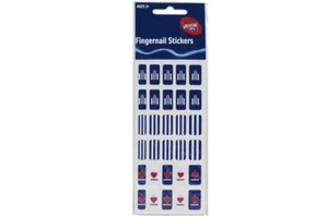 2 x Pack of 30 North Melbourne Fingernail Stickers - Picture 1 of 1