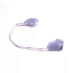 Nyko Glacier Wormlight Clear Silver testato per Nintendo Gameboy Advance GBA usato - Foto 1 di 2